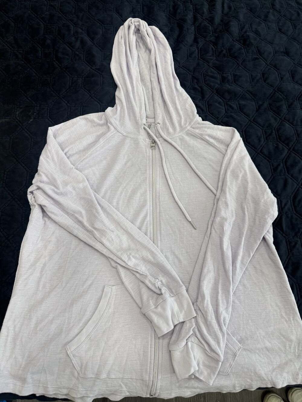 Calvin Klein Performance Light Gray Full Zip Hoodie Sweatshirt Size 2X